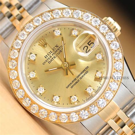 rolex con diamantes precio|rolex gold watches.